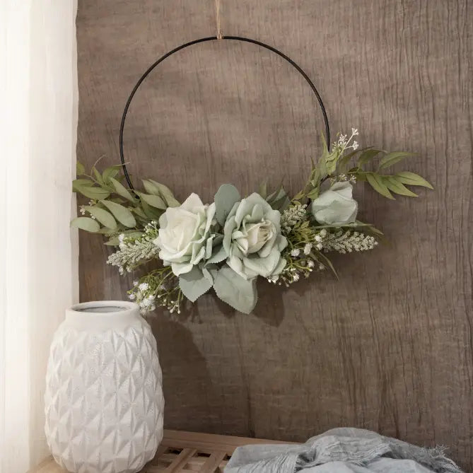 Artificial Flower Wreath VagabondVintage