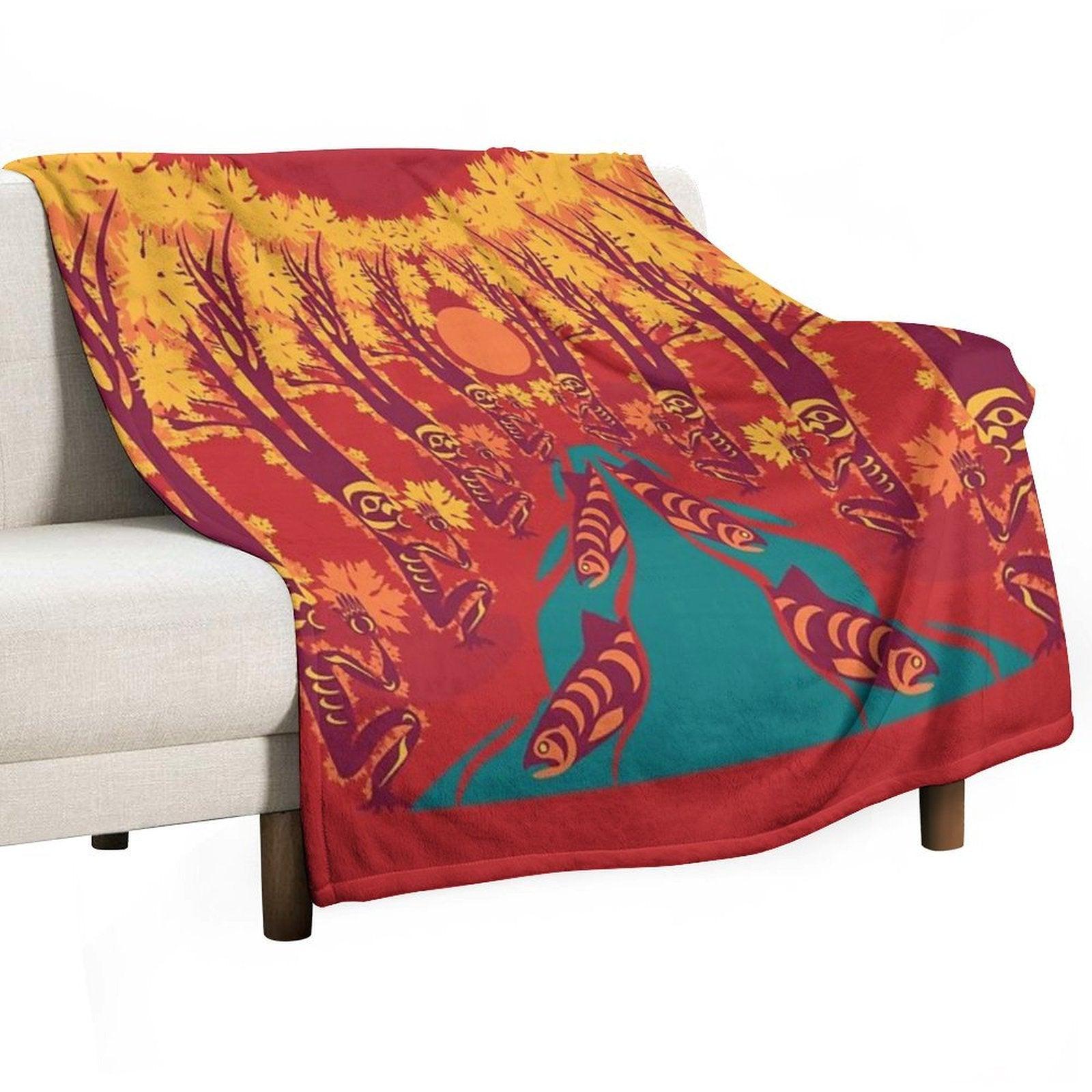 IT̸EL̵OṈSET Throw Blanket