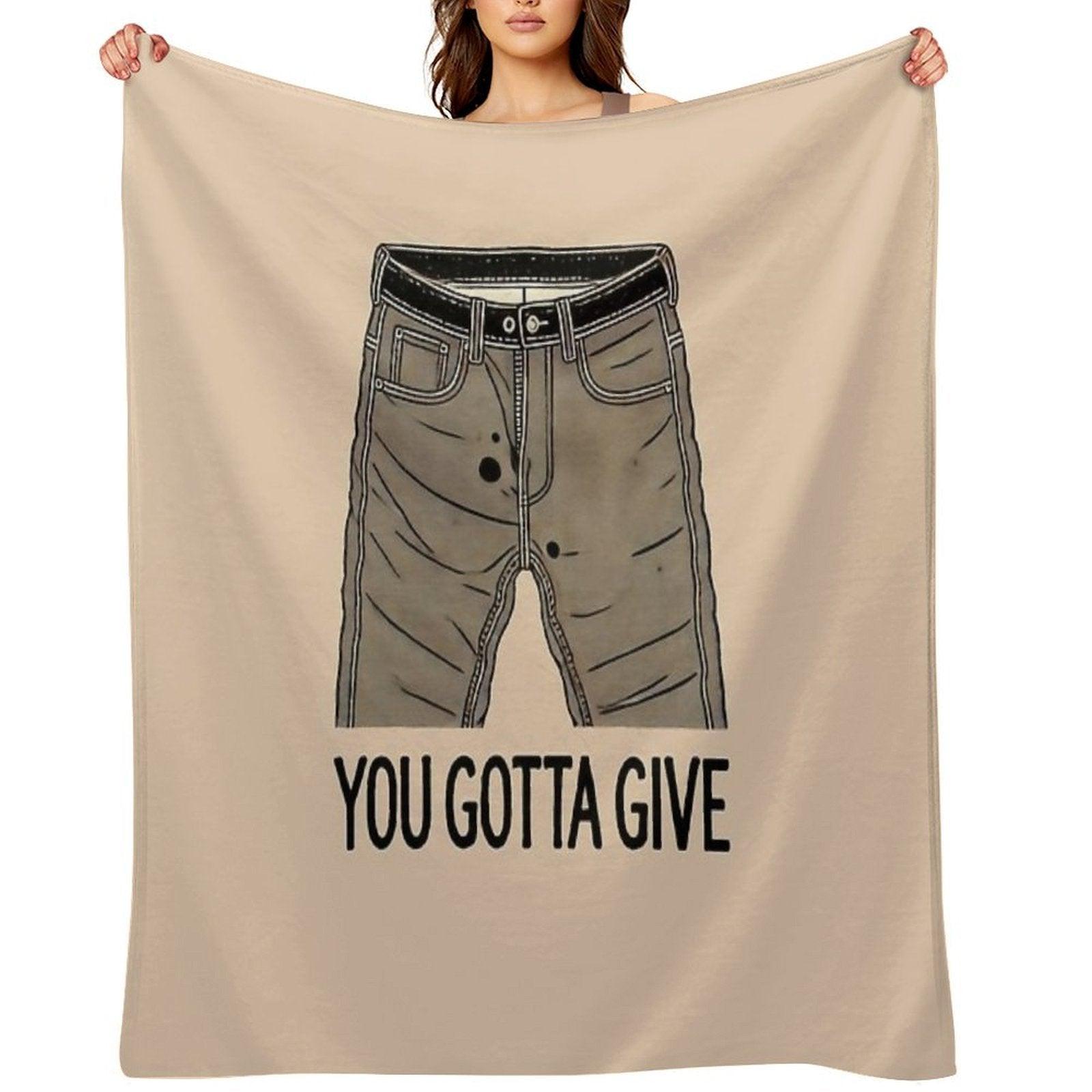 Calico Cut Pants ITYSL Throw Blanket