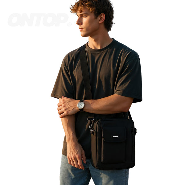 Base Pocket Canvas Crossbody Bag