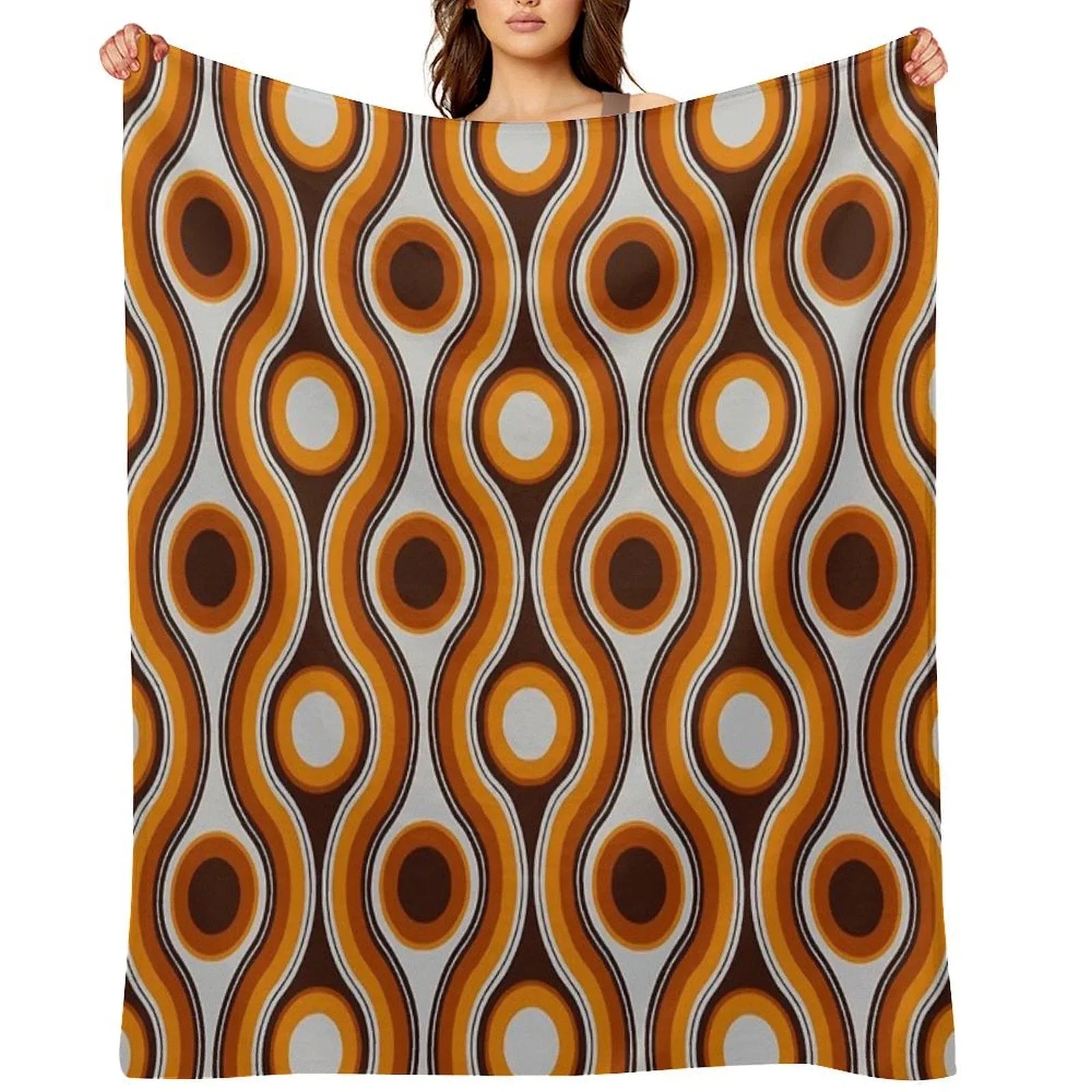 Older Patterns ~ Bridges 70s Throw Blanket