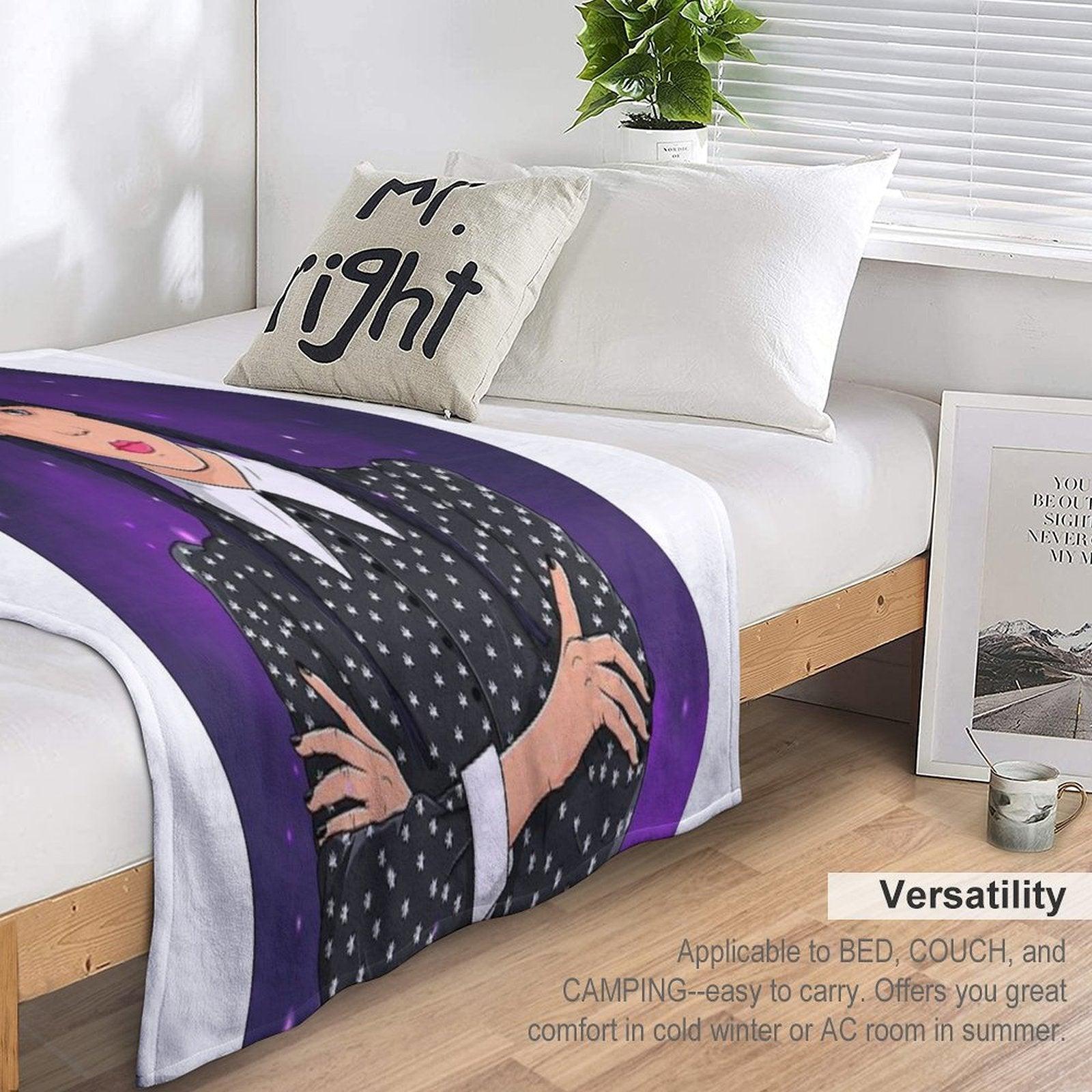Wednesday Addams Jenna Ortega Throw Blanket