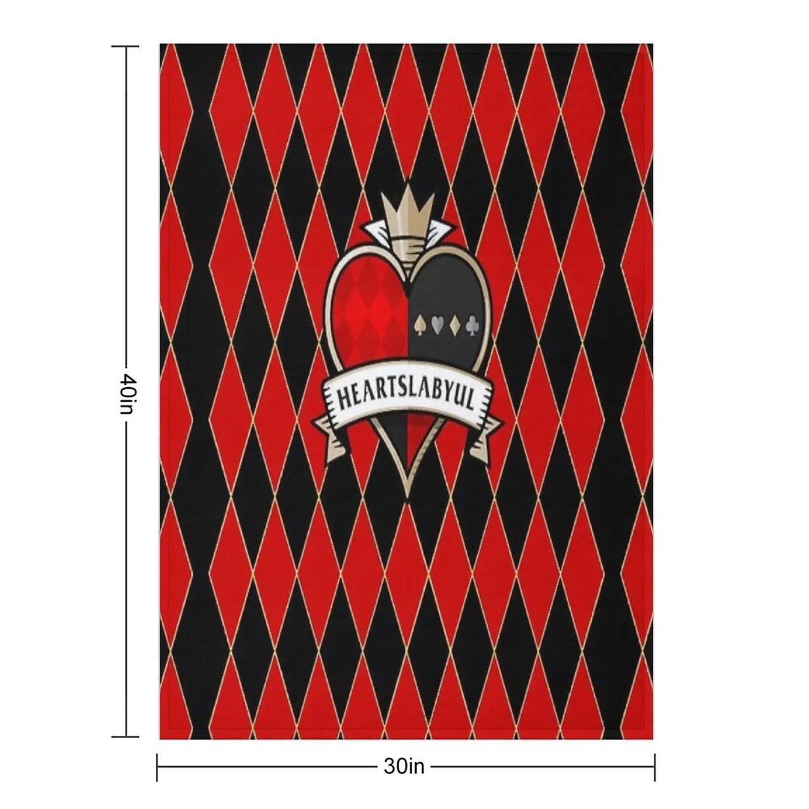 Heartslabyul Throw Blanket