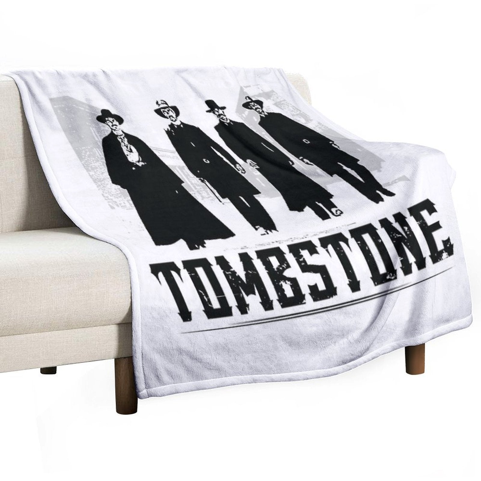 MOVIES TOMBSTONE BLACK Anti-pilling Throw Blanket