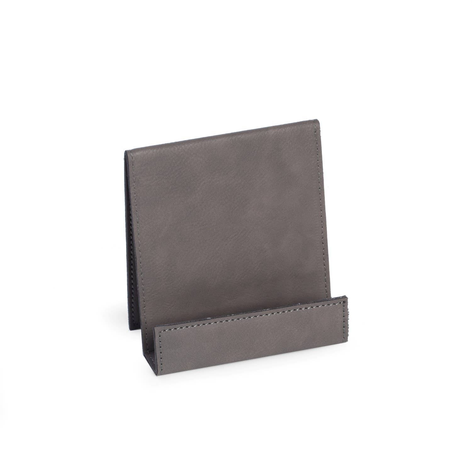 Leatherette Phone Cradle – Adjustable Mobile Phone Stand & Smartphone Holder