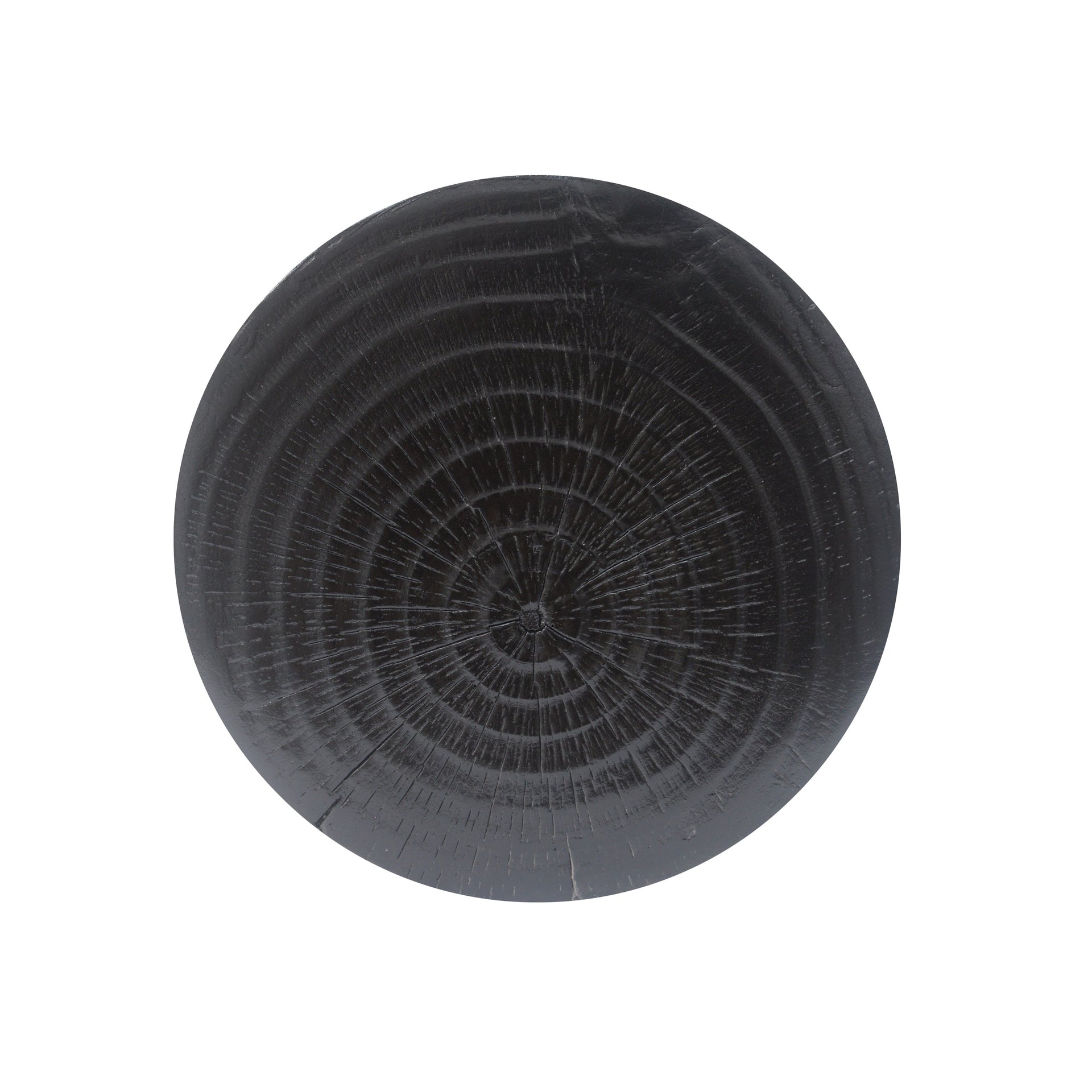 MGO Hollow Side Table with Wood-like Texture