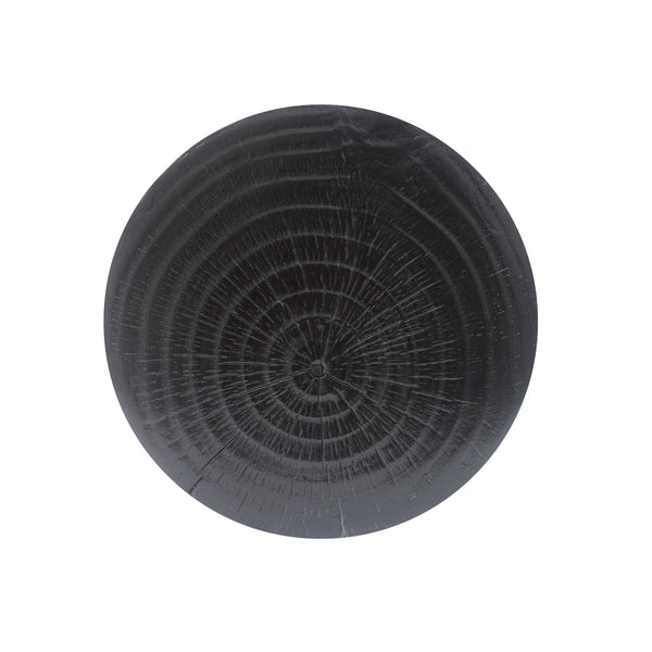 MGO Hollow Side Table with Wood-like Texture