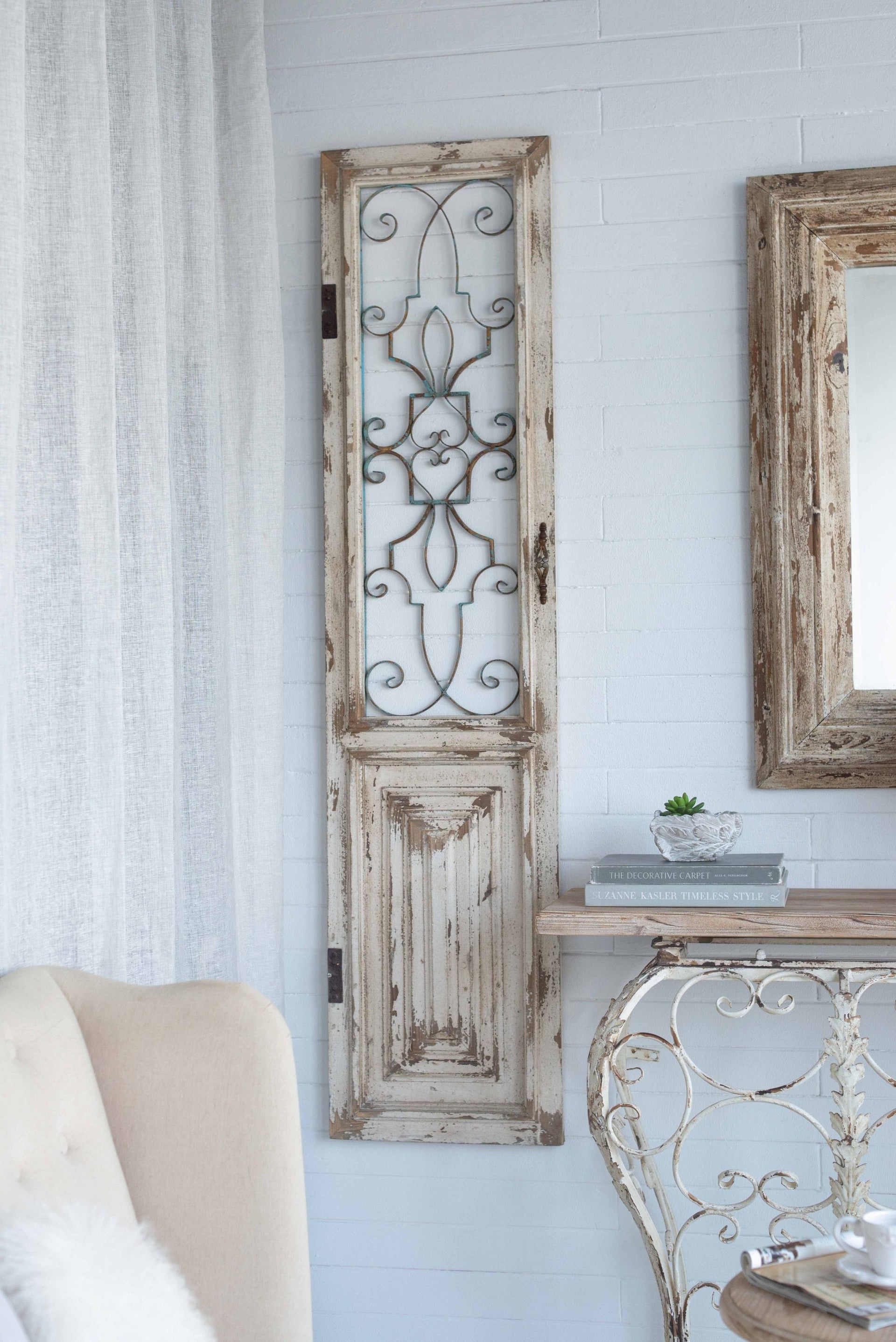 15.8x66.9' Wooden Decorative Panel, Decorative Wall Sculpture