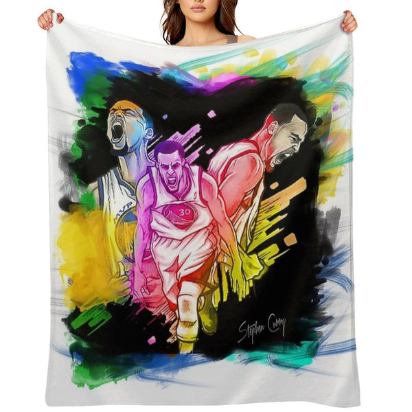 Steph Curry Machine-washable Throw Blanket