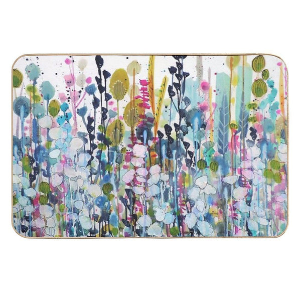 Colorful Side Road  High-Traffic Bath Mat