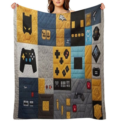 Gaming Duvet Cover Get A Comfortable And Cozy Night's Sleep Wrinkle-free Throw Blanket