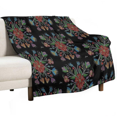 Growth of Happiness Easy Care Throw Blanket