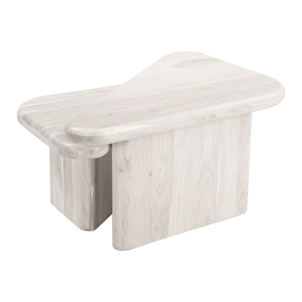 Navidic Coffee Table Set (2-Piece) Whitewashed