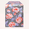 Gray Red Floral Table Runner – Printed