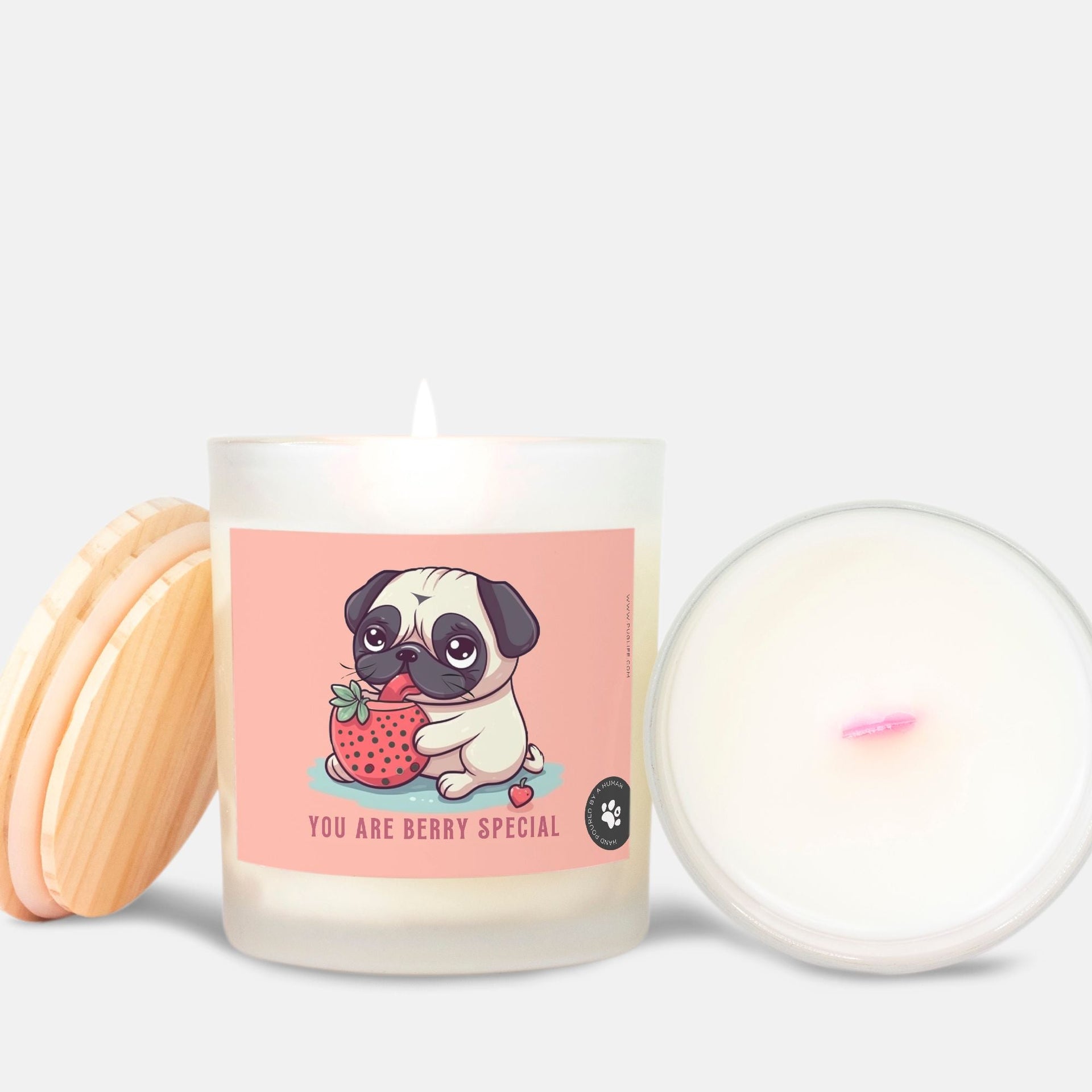You Are Berry Special Frosted Glass Candle