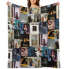 Tori Amos Album Records Collage Collection Print Throw Blanket