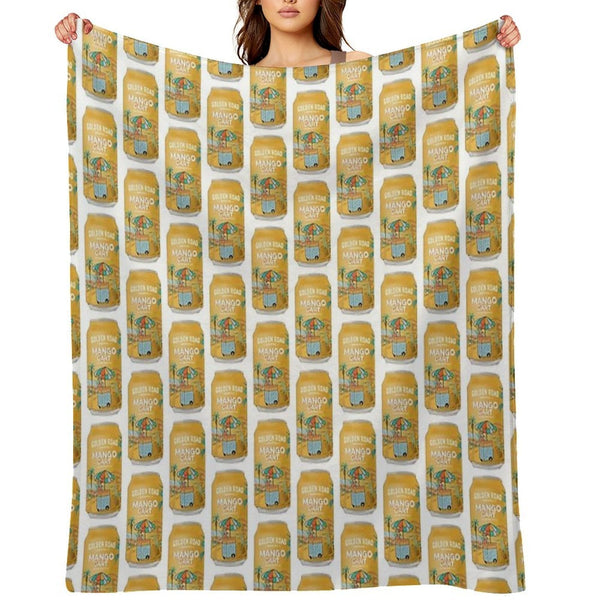 Golden Road Mango Cart Compact Throw Blanket