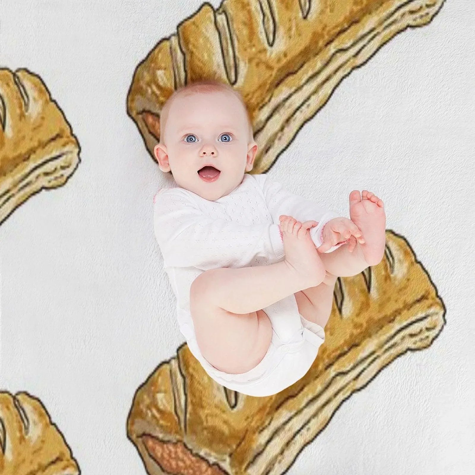 Sausage Roll Throw Blanket