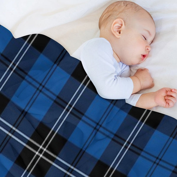 Ramsay Blue Ancient Tartan  Clan Ramsay  Cute Tartan Machine-washable Throw Blanket