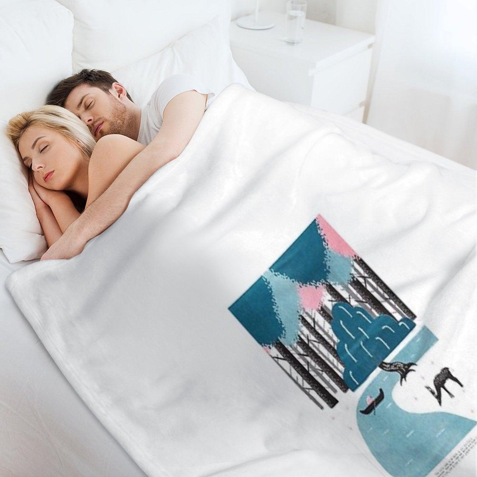 River Throw Blanket