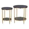 Koper Coffee Table Set (2-Piece) Black