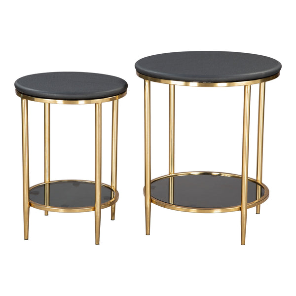 Koper Coffee Table Set (2-Piece) Black