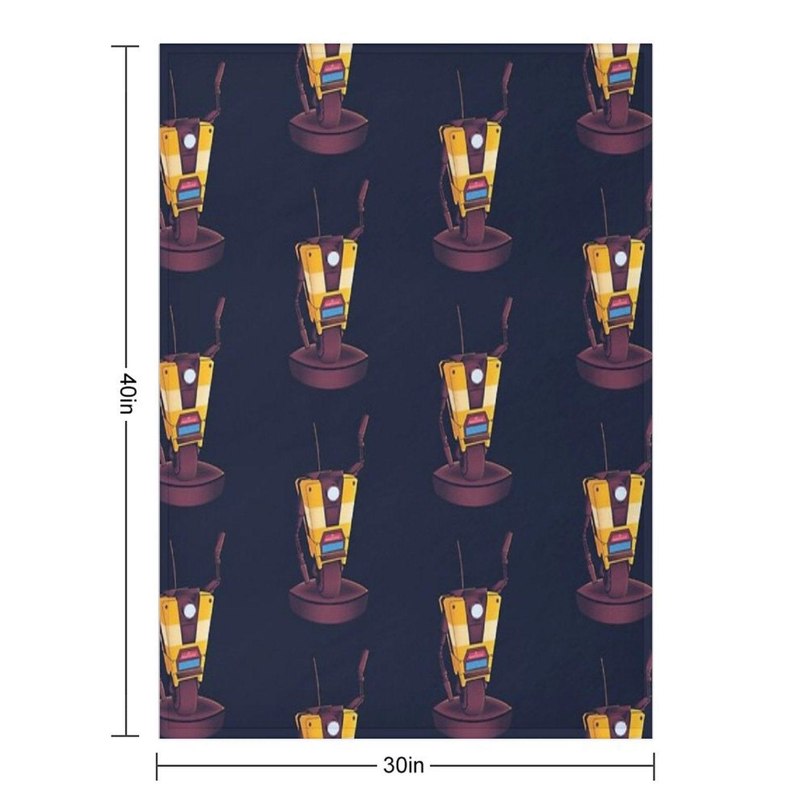 Waving Claptrap! Throw Blanket