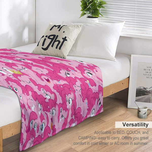 Pinkie Pie Mess Wrinkle-free Throw Blanket