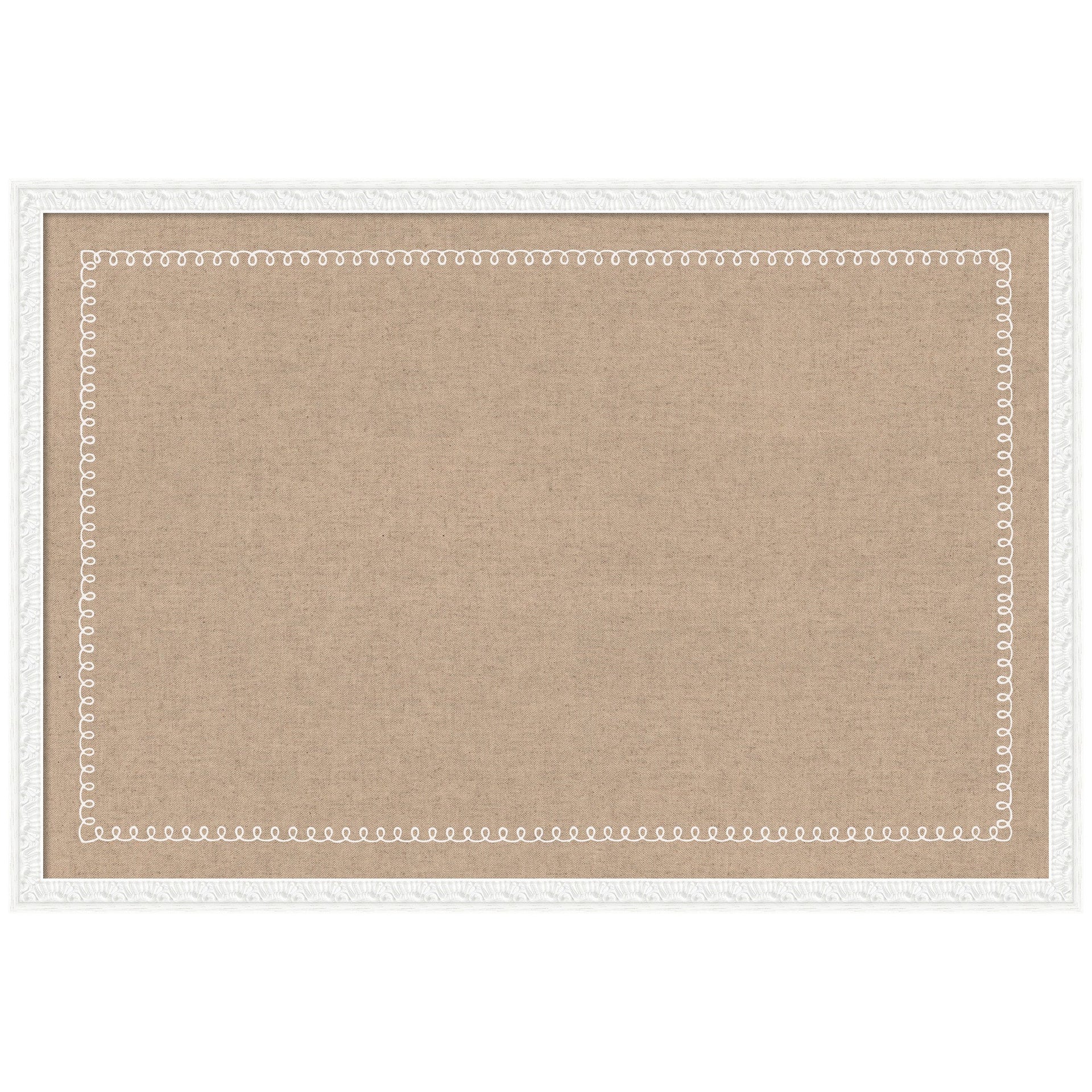 Pinboard White Scalloped Edge