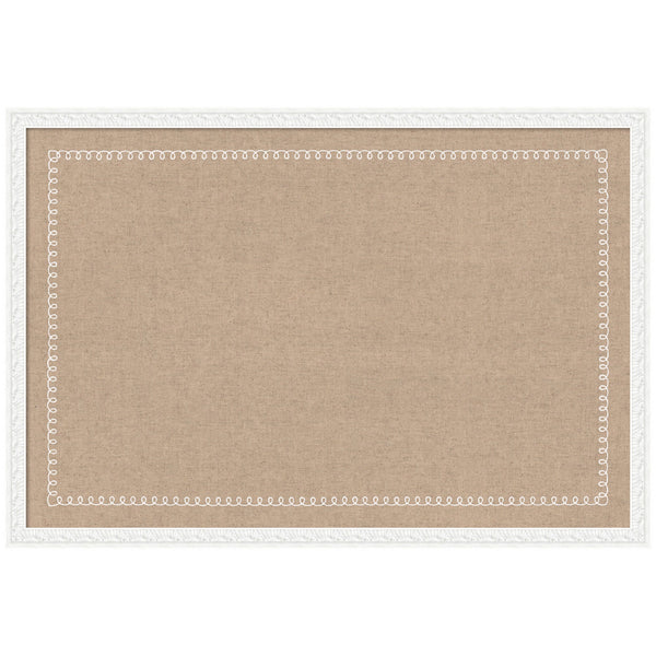 Pinboard White Scalloped Edge