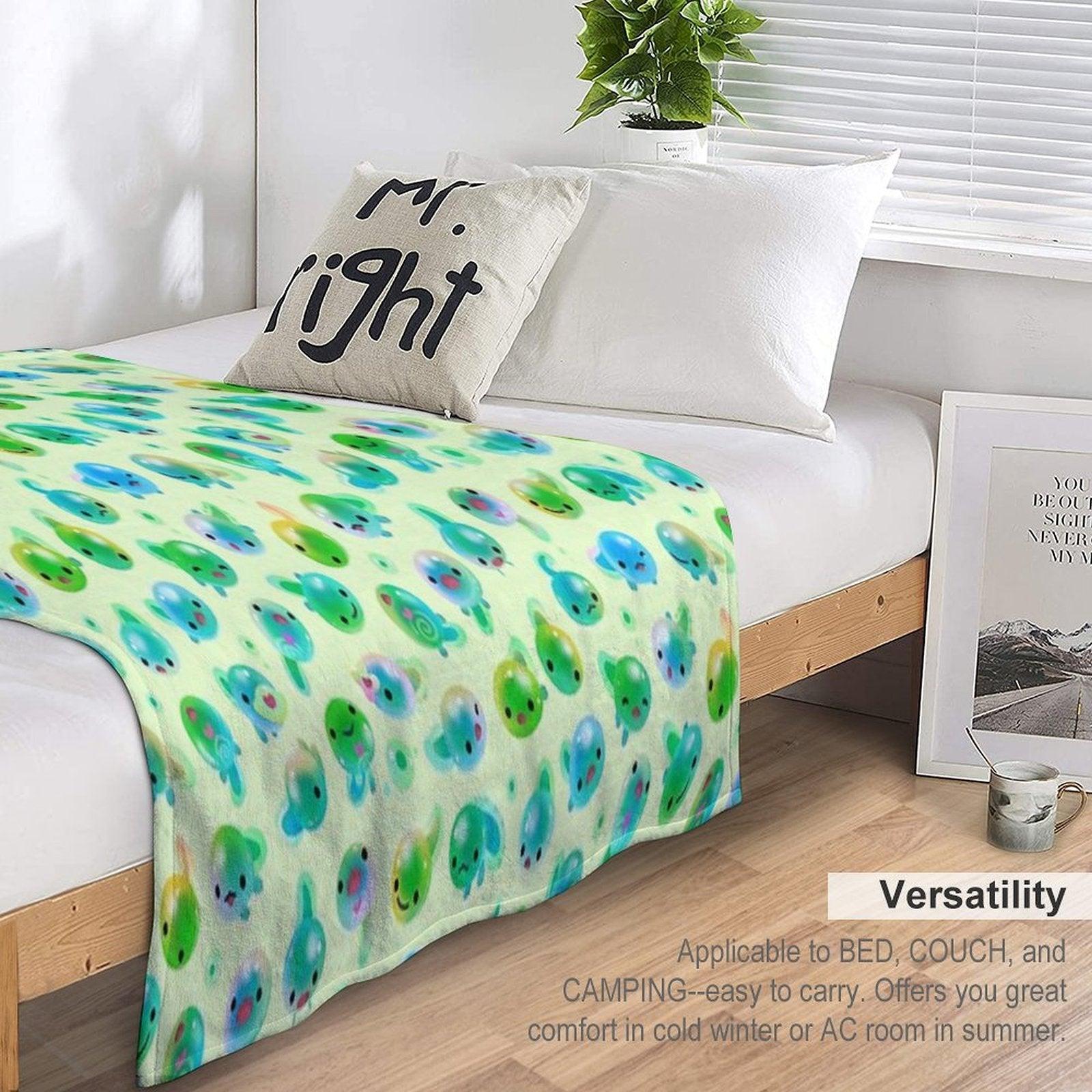 Candy Tadpole Throw Blanket