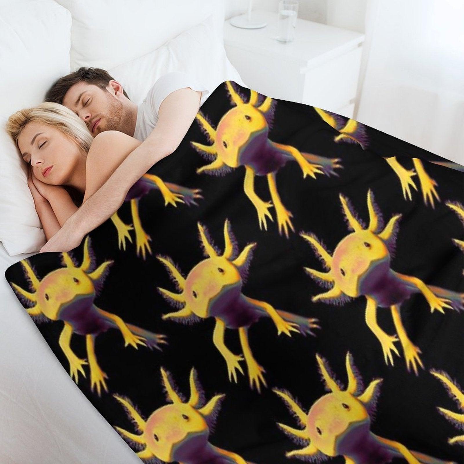 Axolotl Throw Blanket