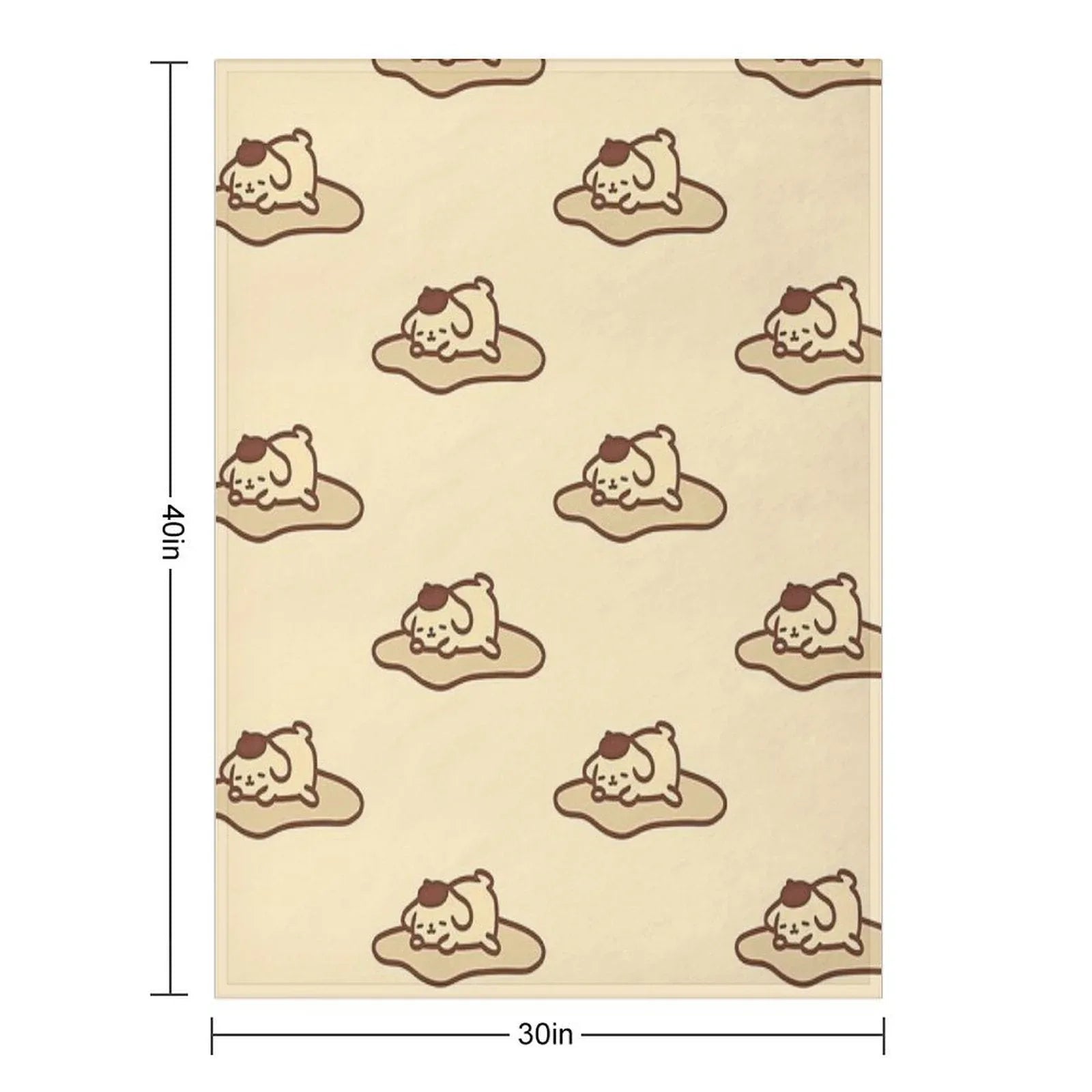 Pompompurin’s Lazy Day Throw Blanket