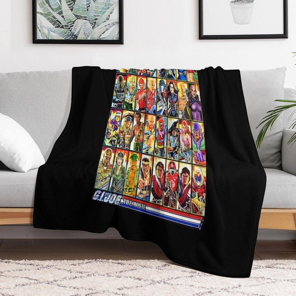 G.I. Joe in The 80s! Movie Edition! Throw Blanket