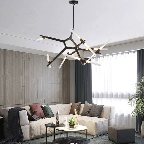 Modern Irregular Living Room Minimalist Dining Room Chandelier Decorbites