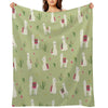 Cute Pattern for Alpaca Versatility Throw Blanket