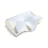 1pc Memory Foam Cervical Pillow, 2 in 1 Ergonomic Contour Orthopedic Pillow for Neck Pain, Contoured Support Pillows,Neck Pillow - White-White