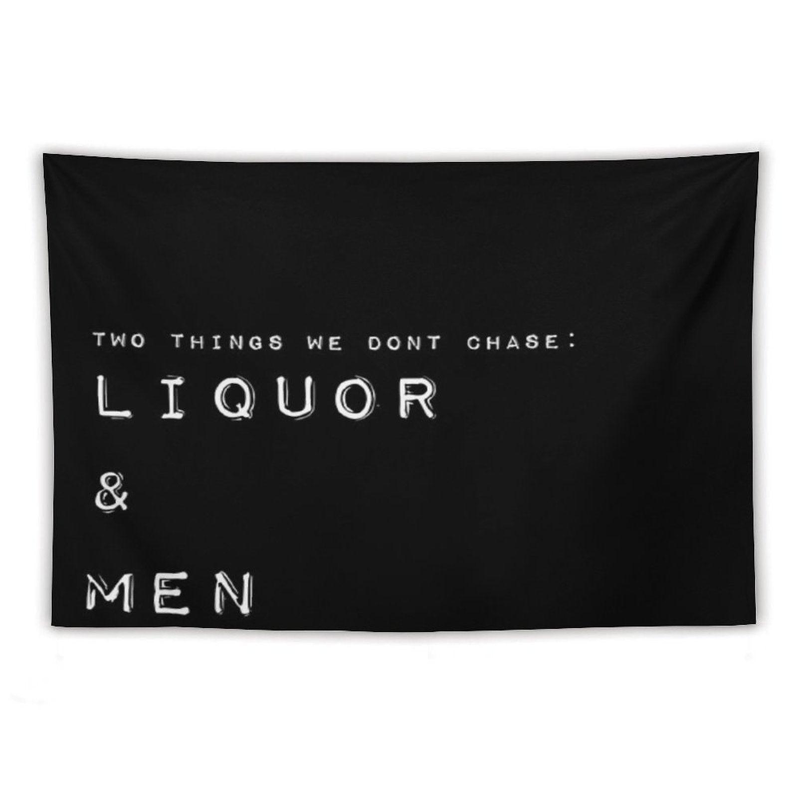 Liquor And Men Tapestry Tapestry