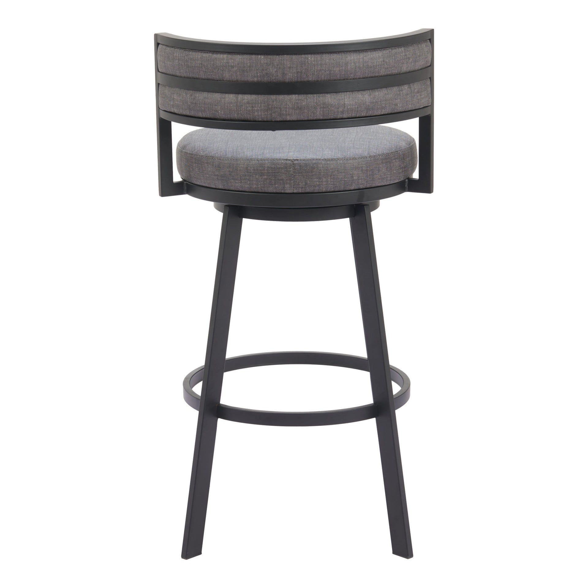 Gimsby Swivel Barstool Gray
