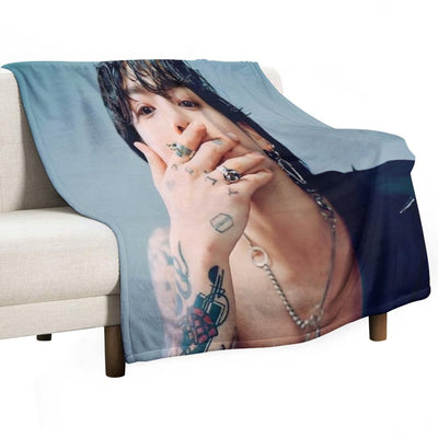Jungkook Seven Velvety-soft Throw Blanket