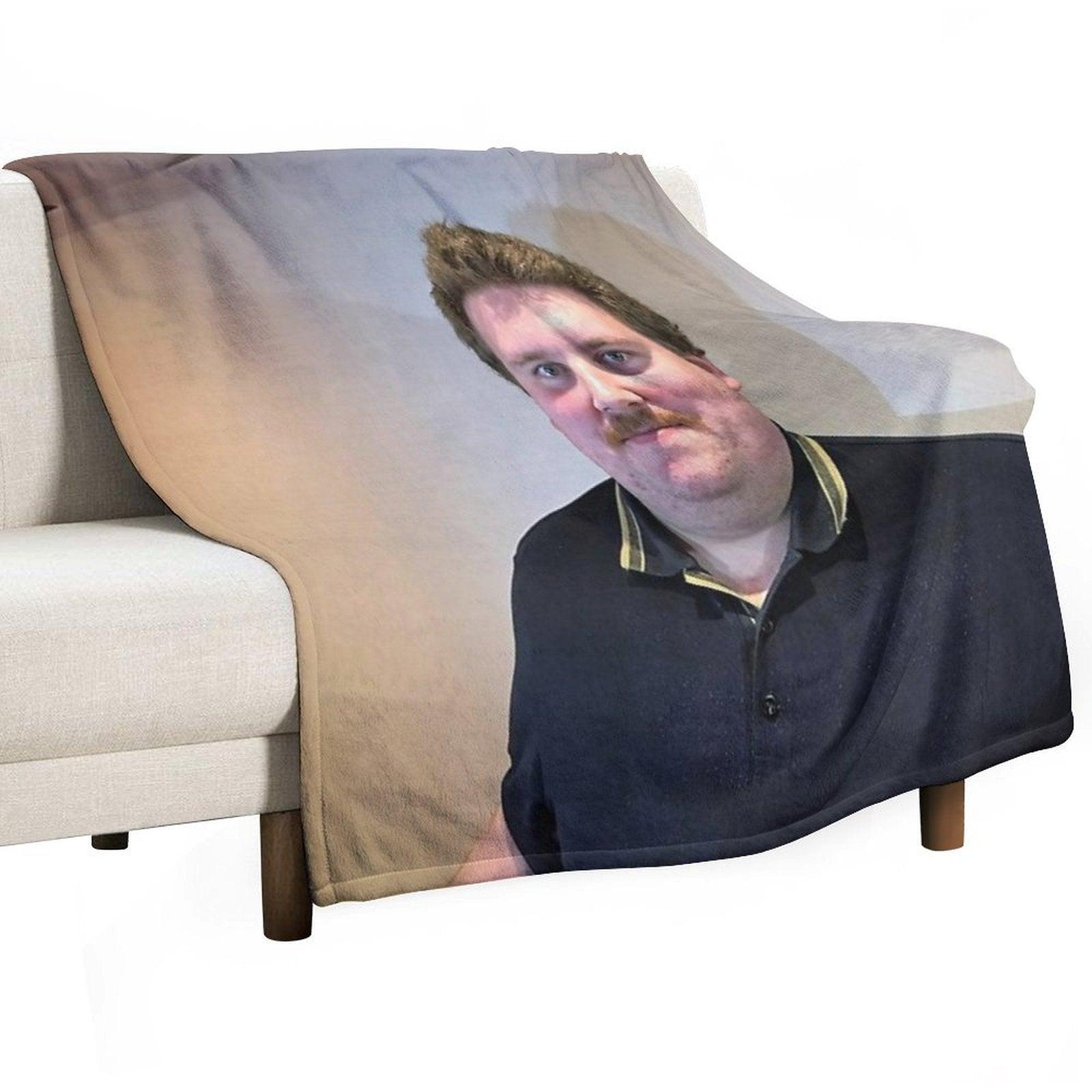 Drachenlord Poster - Rainer Winkler The Superstar Original (2024)  Upscaled, High Quality Poster Throw Blanket