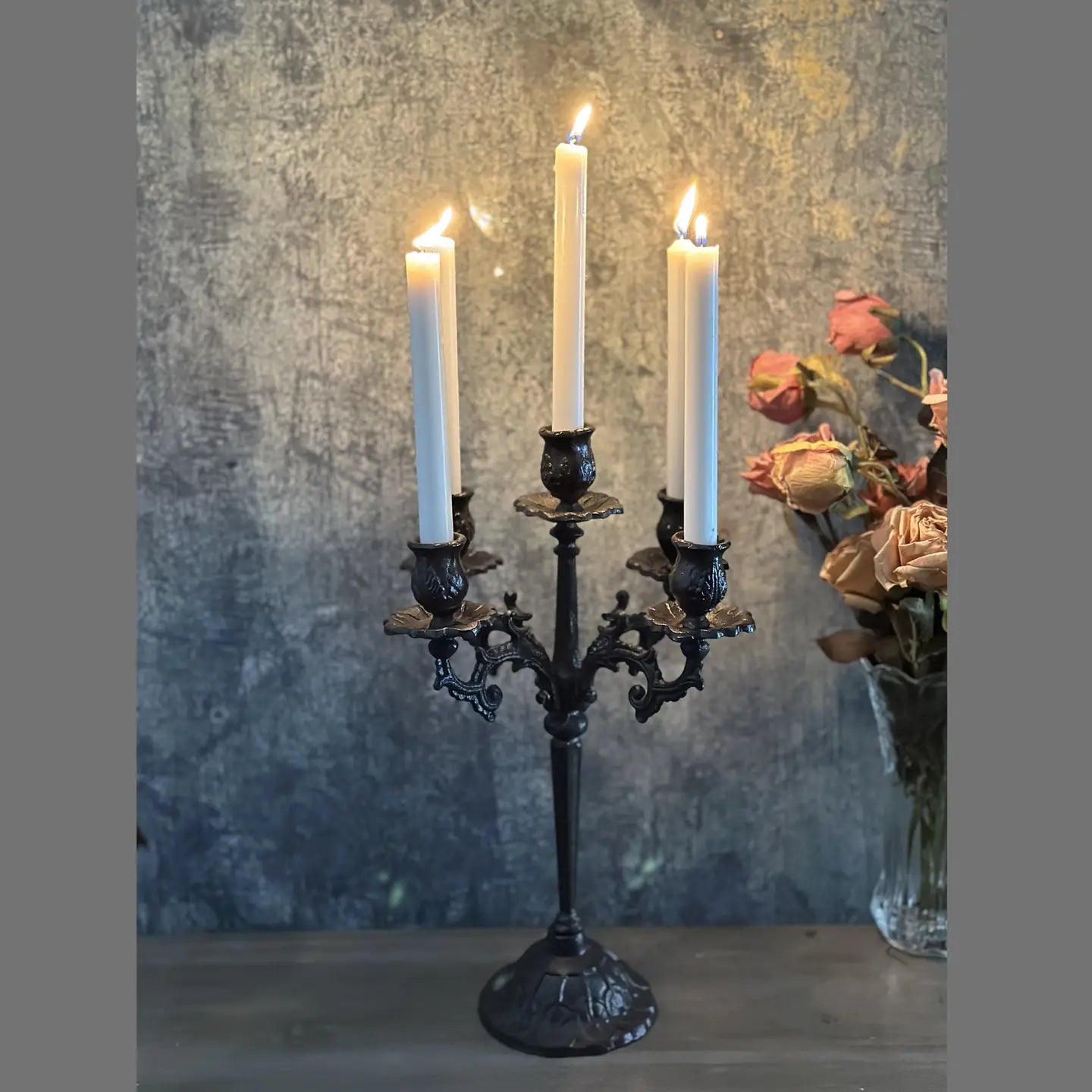 Heavy Duty Cast Iron Candelabra