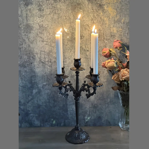 Heavy Duty Cast Iron Candelabra