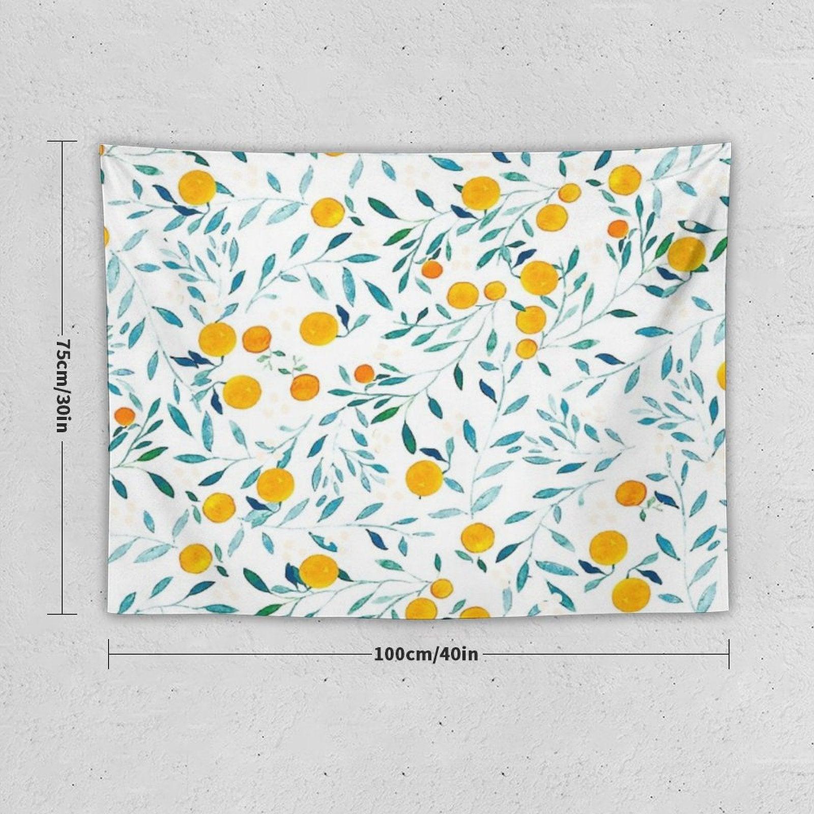 Orange Tree Tapestry
