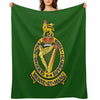 THE QUEEN'S ROYAL IRISH HUSSARS Sustainable Throw Blanket