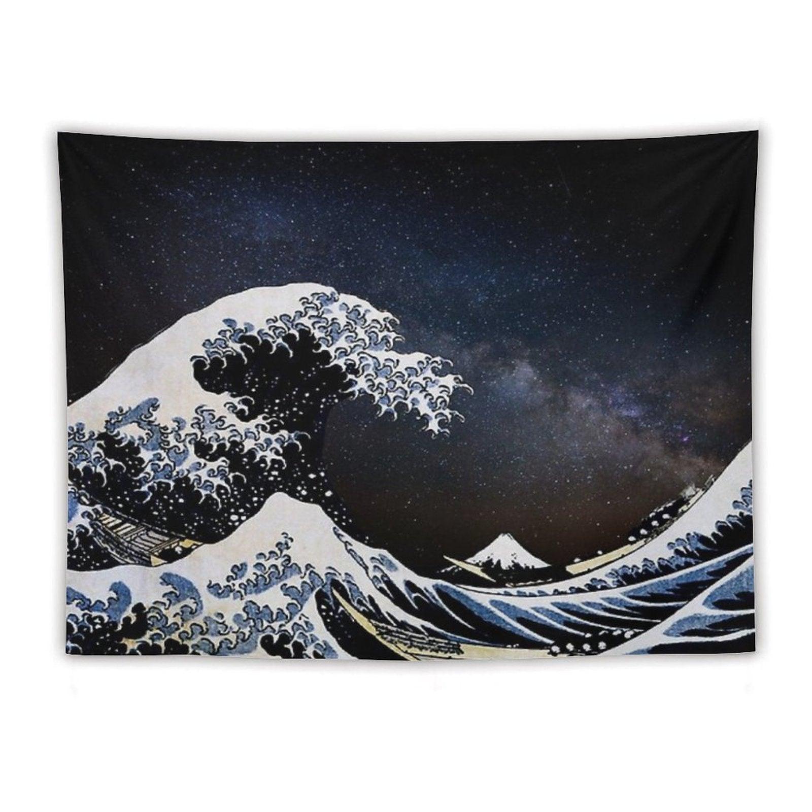Kanagawa Wave in Space Tapestry