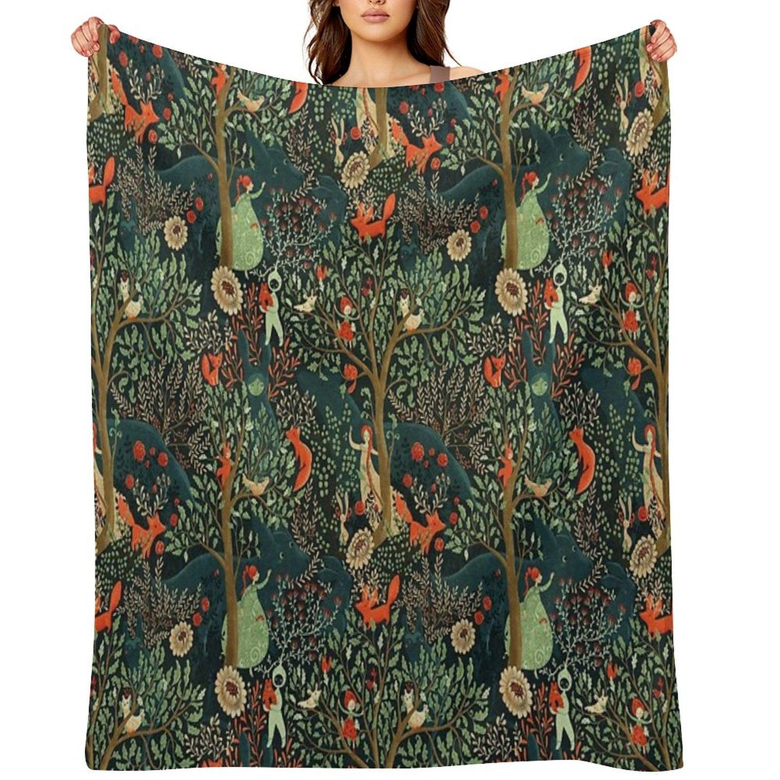 Whimsical Wonderland Throw Blanket
