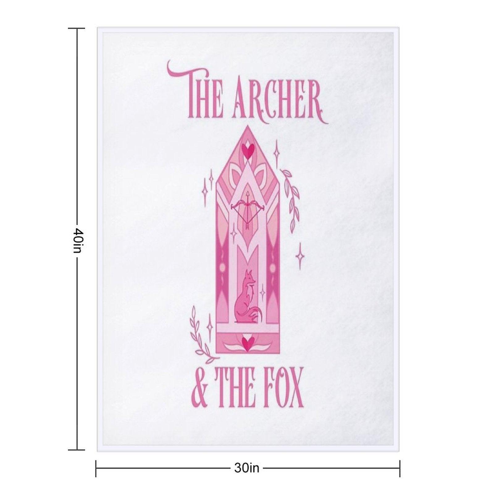 The Archer And The Fox - Once Upon A Broken Heart Throw Blanket
