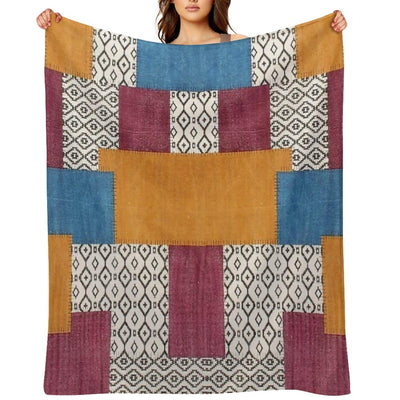 Heritage Abstract Design Throw Blanket