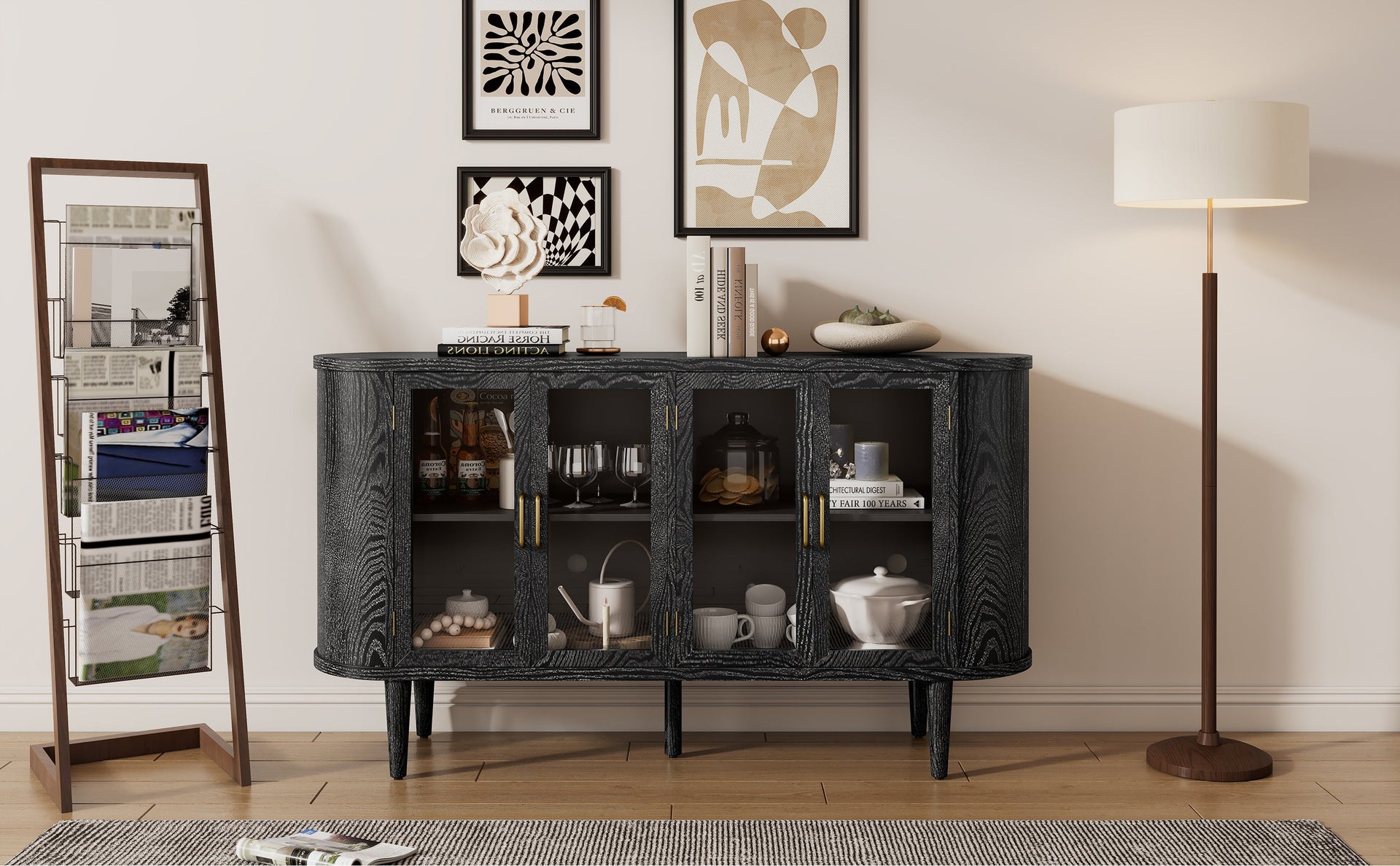 Farmhouse Sideboard Cabinet with Storage BLAKHOM